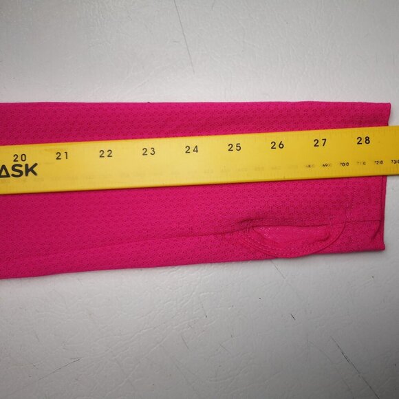 Asics Ladies Size Small Hot Pink Long Sleeves Round Neck & Hem Active Top - Picture 10 of 11